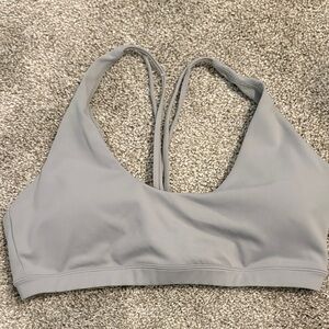 Crop shop boutique gray  Women's Sports Bra xl